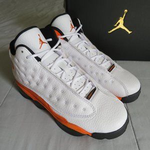 Nike Air Jordan 13 Retro GS White Starfish Black Size 5 Youth 6.5 Womens